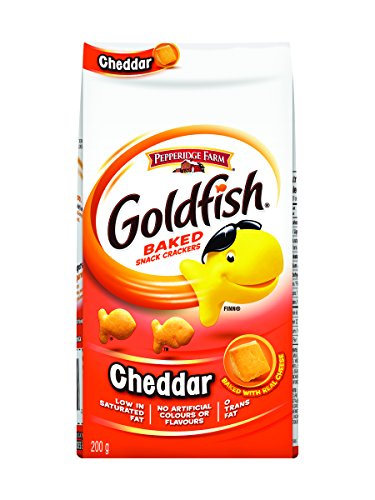 Product Cover Pepperidge Farm Goldfish Cheddar Crackers, 200g/7oz, Imported from Canada