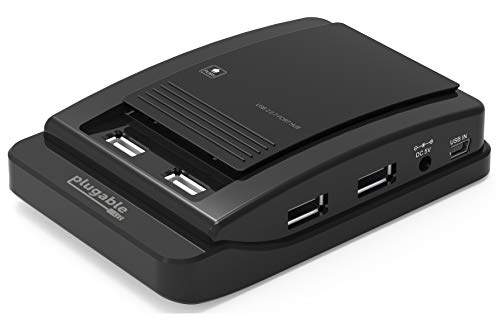 Product Cover Plugable USB 2.0 7-Port High Speed Hub with 15W Power Adapter