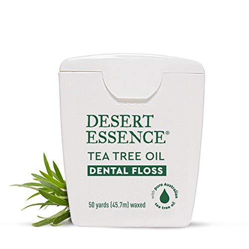 Product Cover Desert Essence Tea Tree Oil Floss, 50 Count, Pack of 6