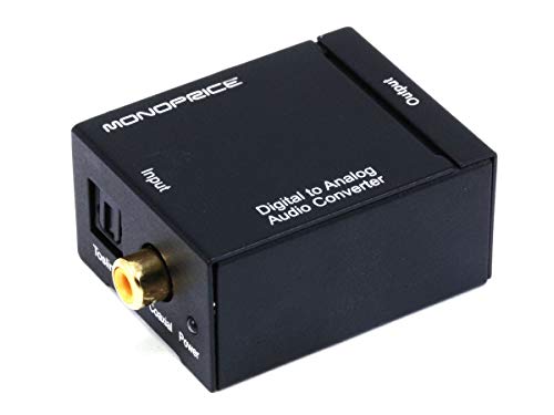 Product Cover Monoprice Digital Coax & Optical Toslink to R/L Stereo Audio Converter
