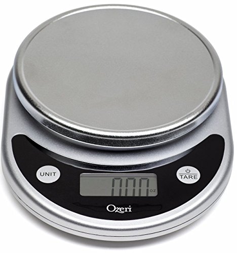 Product Cover Ozeri ZK14-S Pronto Digital Multifunction Kitchen and Food Scale, Elegant Black, 8.25