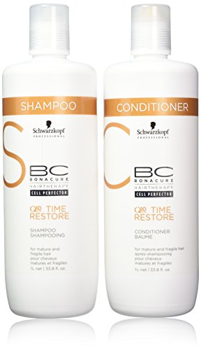 Product Cover Schwarzkopf BC Time Restore Shampoo and Conditioner Liter Duo, 33.81 Ounce