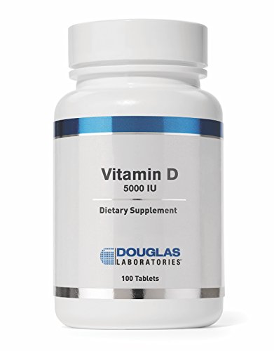 Product Cover Douglas Laboratories - Vitamin D (5,000 I.U.) - Vitamin D3 Health Supplement - 100 Tablets