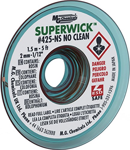 Product Cover MG Chemicals #3 No Clean Super Wick Desoldering Braid, 0.075