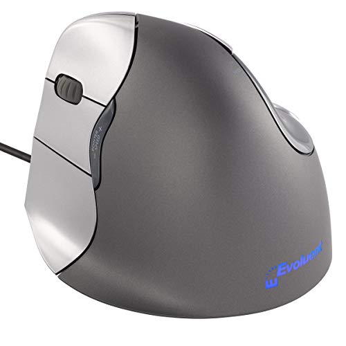 Product Cover Evoluent VM4L VerticalMouse 4 Left Hand Ergonomic Mouse with Wired USB Connection (Regular Size)