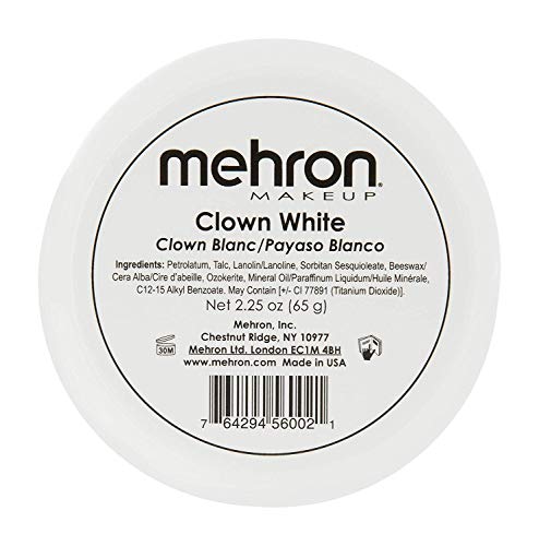 Product Cover Mehron Makeup Clown White Professional Makeup (2.25 Ounce)