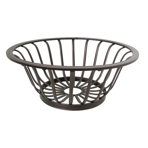 Product Cover InterDesign York Houseware, Fruit Bowl for Kitchen Countertops - Bronze