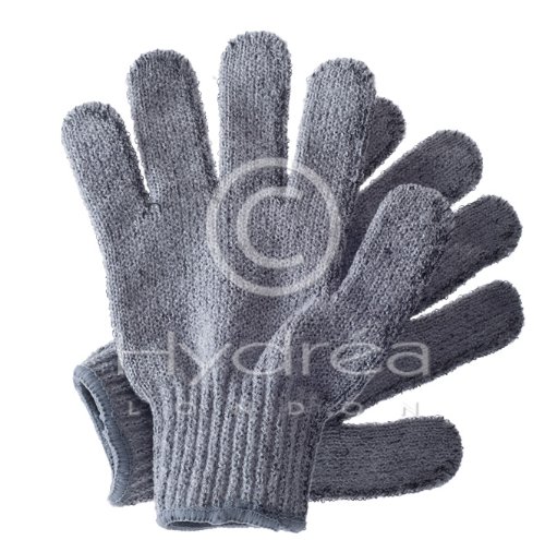 Product Cover Hydrea London Carbonized Bamboo Exfoliating Gloves BCEG1