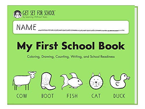 Product Cover Learning Without Tears - My First School Book Student Workbook, Current Edition - Get Set for School Series - Pre-K Writing Book - Social-Emotional, Pre-Writing Skills - for School or Home Use