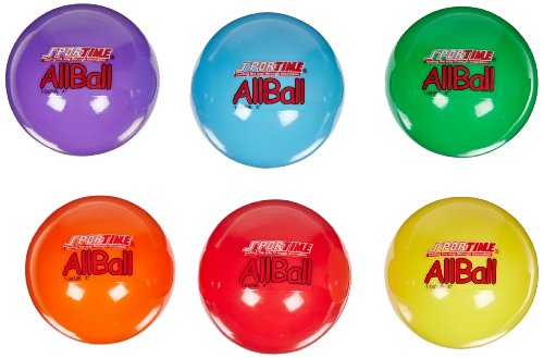 Product Cover Sportime Multi-Purpose Inflatable All-Balls - 4 inch - Set of 6 - Assorted Colors