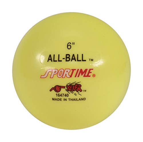 Product Cover Sportime Multi-Purpose Inflatable All-Ball, 6 Inches, Yellow - 009089