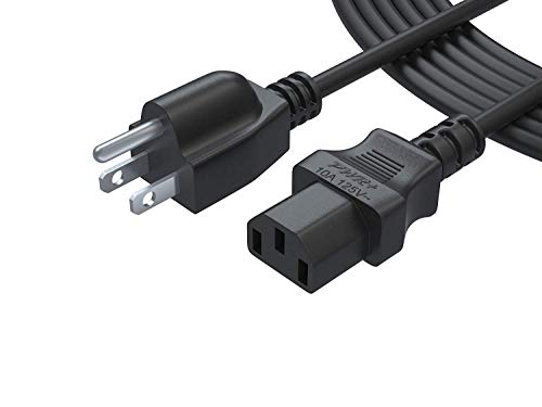 Product Cover Pwr Extra Long 12 Ft 3 Prong AC Power Cord for ION iPA76C iPA76A iPA76S IPA23 Block Rocker, Block Party & Live, Job Rocker, Explorer Portable Speaker System Cable Plug