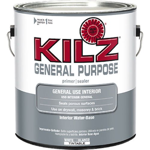 Product Cover KILZ General Purpose Interior Latex Primer/Sealer, White, 1 gallon