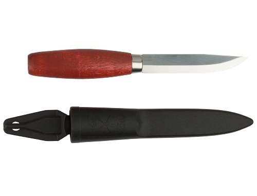 Product Cover Morakniv Classic No 1 Wood Handle Utility Knife with Carbon Steel Blade 3.9-Inch