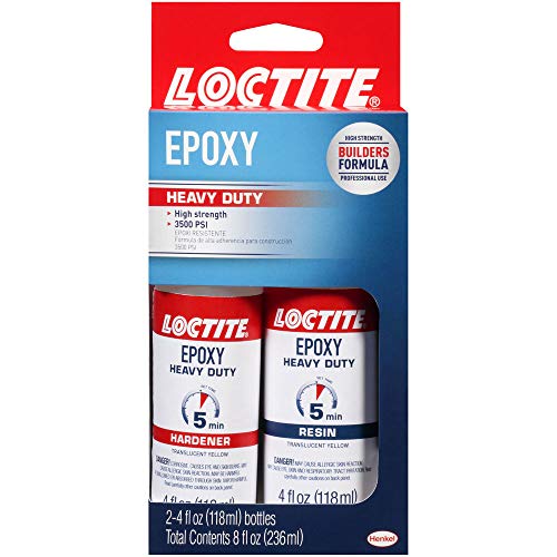Product Cover Loctite Heavy Duty Epoxy Quick Set 8-Fluid Ounce Bottle (1365736)