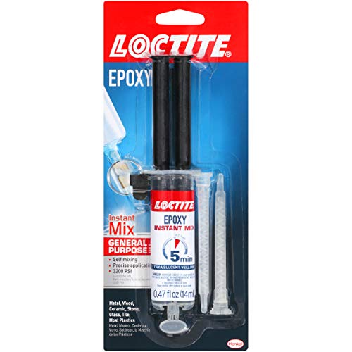 Product Cover Loctite Epoxy Five Minute Instant Mix 0.47-Fluid Ounce Syringe (1365868)