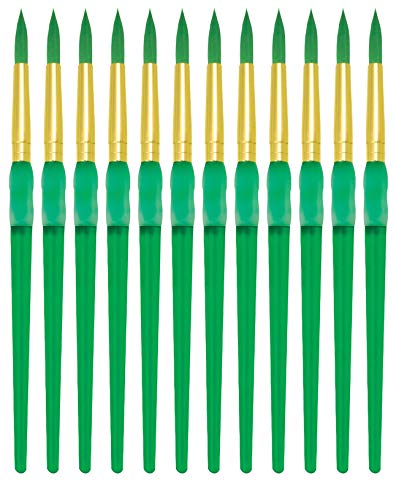 Product Cover Royal Brush Big Kids Choice Paint Brush, Round, Size 8, Pack of 12 - 1300673