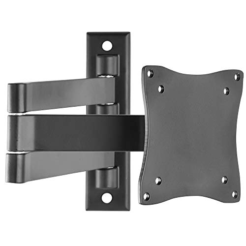 Product Cover VonHaus TV Wall Mount for most 13-27 inch LED, LCD, Plasma and Flat Screens, up to 33lbs lbs Weight Capacity, Max VESA 100x100 with Slim Profile, Swivel and Tilt