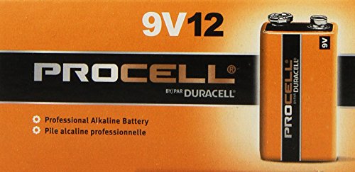 Product Cover Procell 9V Alkaline Battery Bulk Pack - 72 Per Package