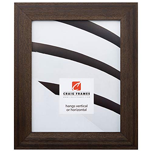 Product Cover Craig Frames 1.5DRIFTWOODBK 12x18 Picture/Poster Frame, Wood Grain Finish, 1-1/2-Inch Wide, Distressed Black