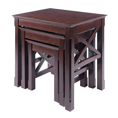 Product Cover Winsome Xola Nesting Tables, Cappuccino