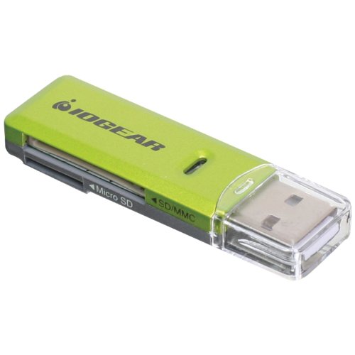 Product Cover IOGEAR SD/MicroSD/MMC Card Reader/Writer, GFR204SD