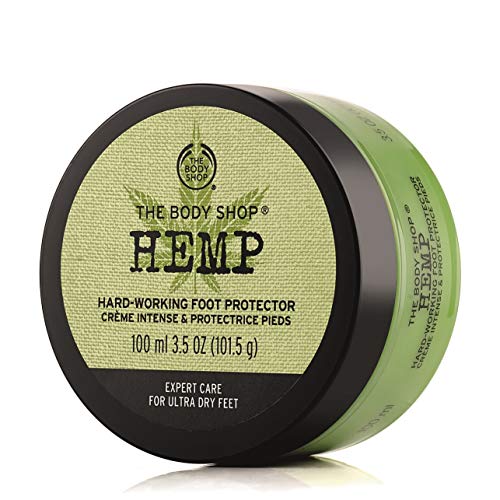 Product Cover The Body Shop Hemp Foot Protector, Paraben-Free Foot Cream, 3.5 Oz.