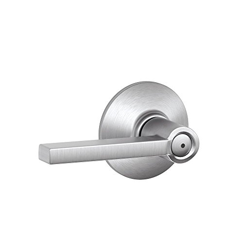 Product Cover Schlage F40 LAT 626 Latitude Privacy Lever, Satin Chrome