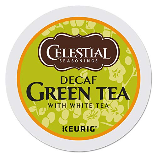 Product Cover Celestial Seasonings Decaf Green Tea, K-Cup Portion Pack for Keurig K-Cup Brewers, 24-Count