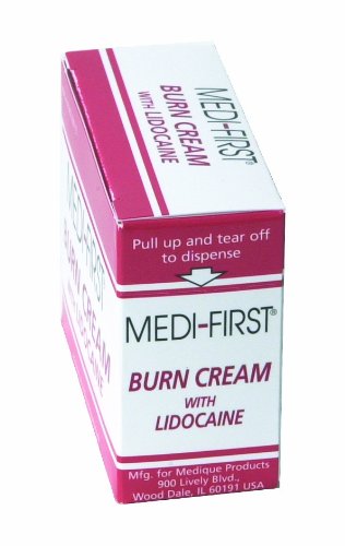 Product Cover Medique MP26073  Products Burn Cream With Lidocaine, 0.9 Grams, 25 Packets