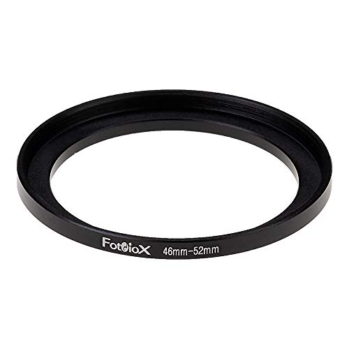 Product Cover Fotodiox Metal Step Up Ring, Anodized Black Metal 46mm-52mm, 46-52 mm