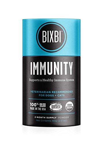 Product Cover BIXBI Organic Pet Superfood Daily Dog & Cat Supplement, Immunity, 60 Grams