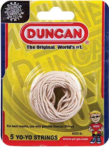 Product Cover Duncan Yo-Yo String [White] - Pack of 5 Cotton String for Plastic, Metal Yo-Yos