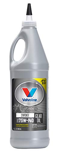 Product Cover Valvoline SAE 75W-140 Full Synthetic Gear Oil 1 QT