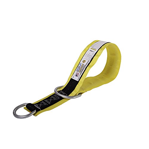 Product Cover Guardian Fall Protection 10787 Premium 6-Foot Cross-Arm Straps with Large and Small D-Rings