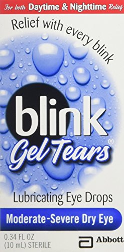 Product Cover Blink Gel Tears, Lubricating Eye Drops, Moderate-Severe Dry Eye, 0.34 oz ( Pack of 3 )