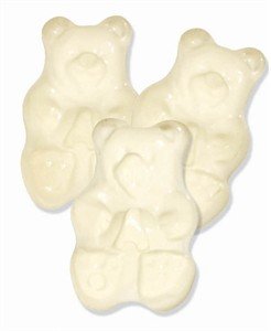 Product Cover White Pineapple Gummi Gummy Bears Candy 1 Pound Bag