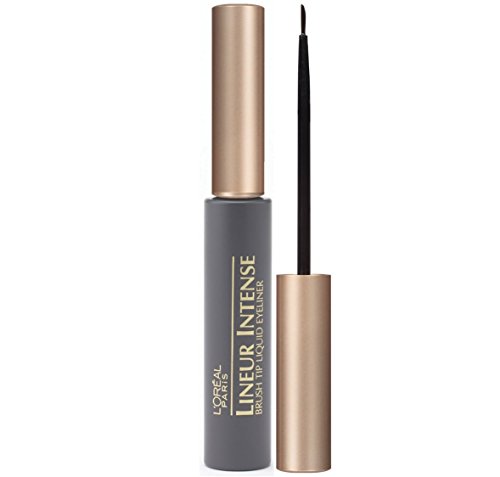 Product Cover L'Oréal Paris Lineur Intense Brush Tip Liquid Eyeliner, Black, 0.24 fl. oz. (Packaging May Vary)