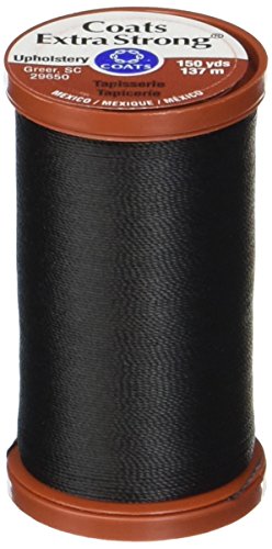 Product Cover COATS & CLARK Extra Strong Upholstery Thread, 150-Yard, Black