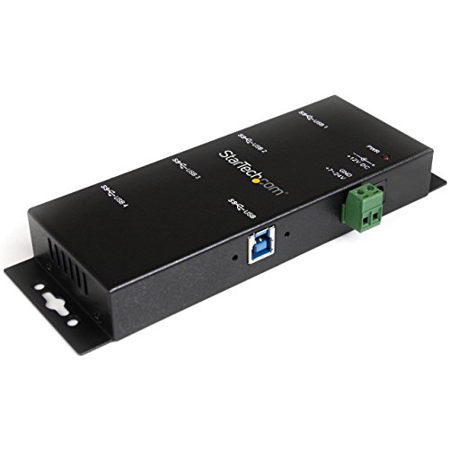 Product Cover StarTech.com 4-Port Industrial USB 3.0 Hub with ESD Protection - Mountable - Multiport Hub (ST4300USBM)