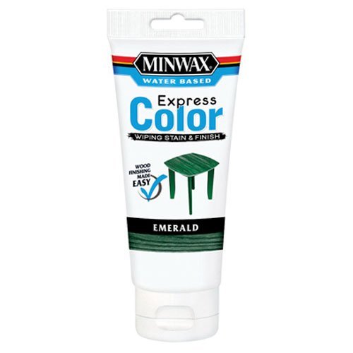 Product Cover Minwax 308064444  Express Color Wiping Stain and Finish, Emerald