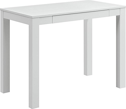 Product Cover Ameriwood Home Parsons Desk with Drawer, White