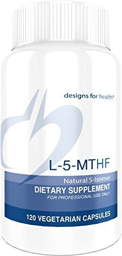 Product Cover Designs for Health L-5-MTHF 1000mcg - Quatrefolic, Active B9 Methylfolate 1mg (120 Capsules)