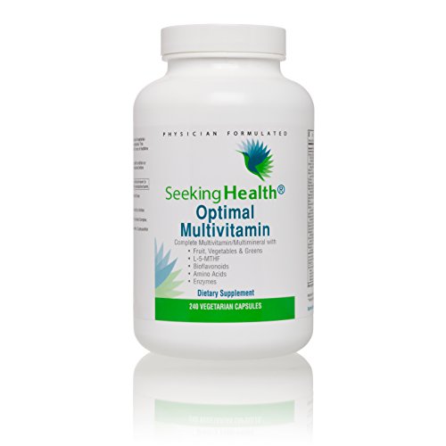 Product Cover Seeking Health Optimal Multivitamin | 240 Capsule | Multivitamin Supplement | Daily Multivitamin | Multivitamin for Men | Multivitamin for Women