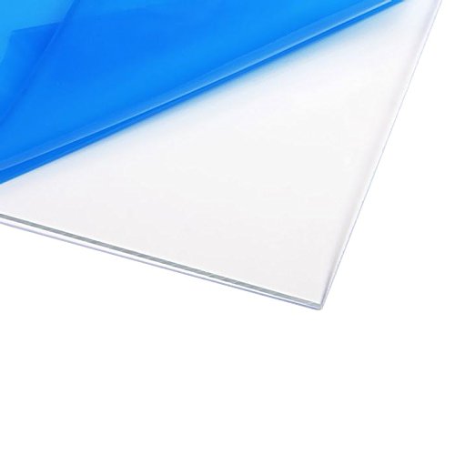 Product Cover Source One LLC 1/8 th Inch Thick 12 x 12 Inches Acrylic Plexiglass Sheet, Clear