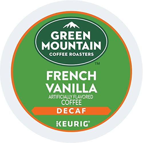 Product Cover Green Mountain Coffee French Vanilla Decaf Keurig Single-Serve K-Cup Pods, Light Roast Coffee, 24 Count