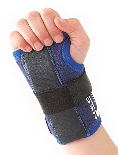 Product Cover Neo G Wrist Brace for Kids - Stabilized Support for Carpal Tunnel, Juvenile Arthritis, Joint Pain, Tendonitis, Hand Sprains - Adjustable Compression - Class 1 Medical Device - One Size - Right - Blue