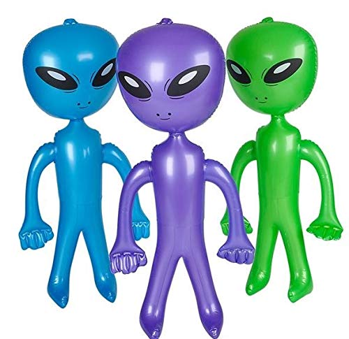 Product Cover Rhode Island Novelty 24 Inch Alien Inflates Assorted Colors 12 Per Order