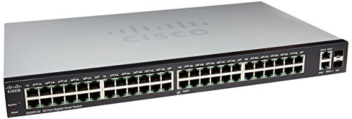 Product Cover Cisco Small Business 200 Series SLM2048T-NA Smart SG200-50 Gigabit Switch 48 10/100/1000 Ports, Gigabit Ethernet Smart Switch, 2 Combo Mini-GBIC Ports