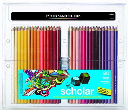 Product Cover Prismacolor 92808HT  Scholar Colored Pencils, 60-Count